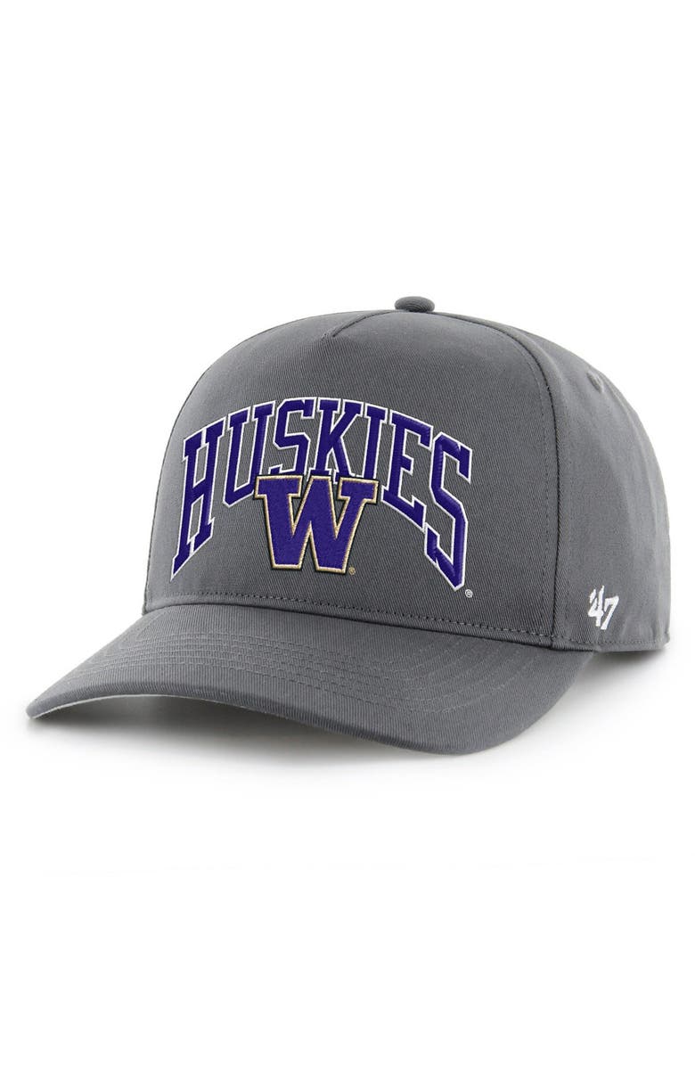 '47 Men's '47  Charcoal Washington Huskies Classic Hitch Adjustable Hat, Main, color, Charcoal