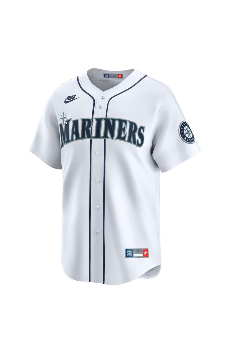 Nike Men's Nike Edgar Martinez White Seattle Mariners Throwback Cooperstown Collection Limited Jersey, Alternate, color,