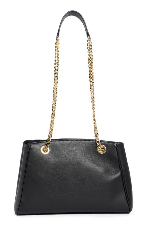 Valentino By Mario Valentino Angelina Signature Leather Shoulder Bag In Black