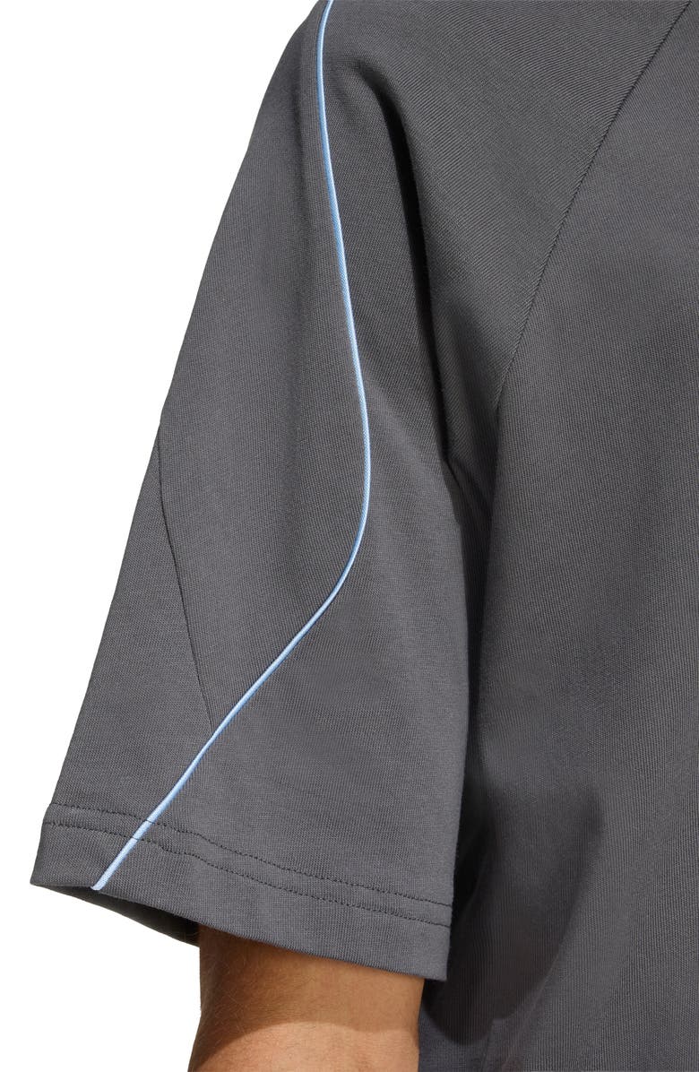 adidas Stadium T-Shirt, Alternate, color, Grey/ Ch Solid Grey/ Blue