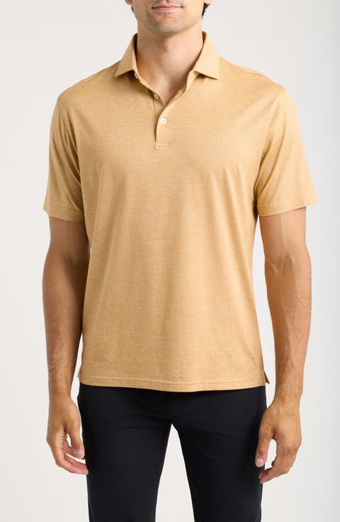 Crown Crafted Excursionist Flex Microstripe Polo