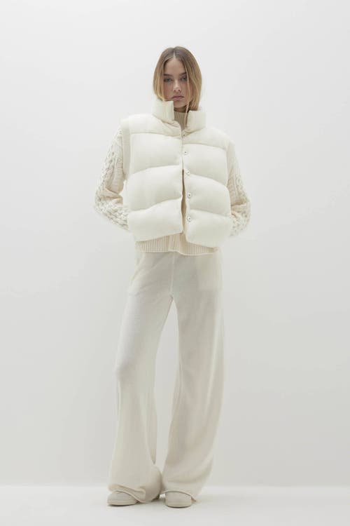 Naked Cashmere Ellie Puffer Vest In Multi