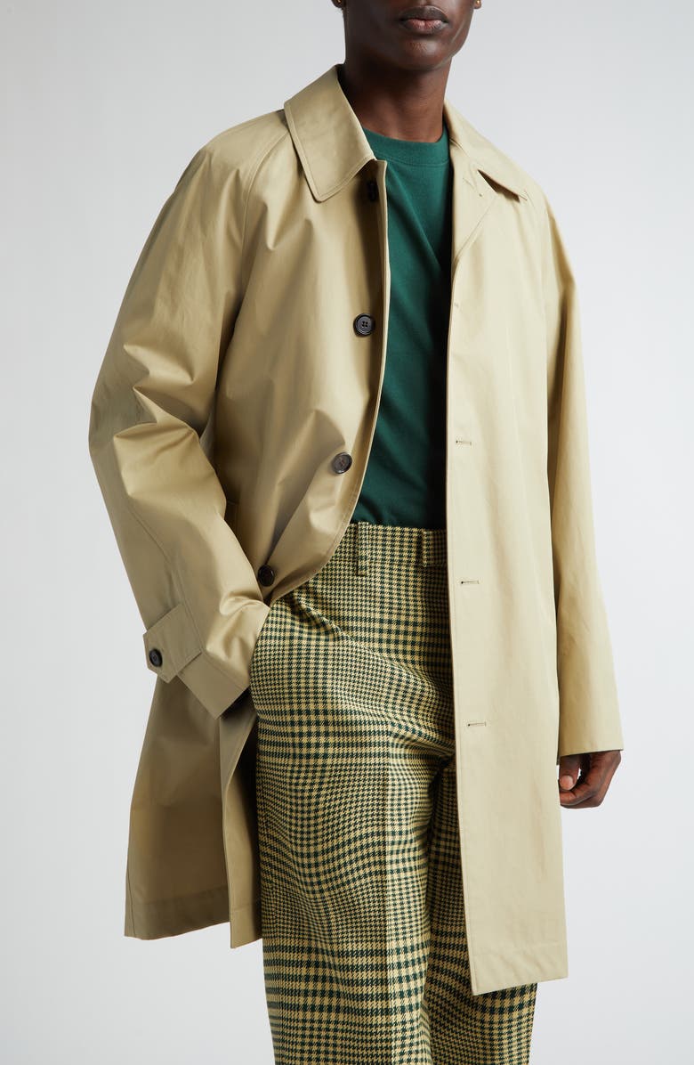 Burberry Water Resistance Gabardine Car Coat, Alternate, color, 