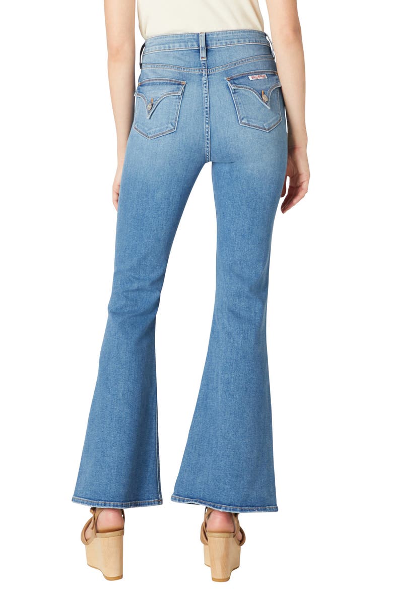 Jeans Holly High Waist Flap Pocket Flare Leg Jeans, Alternate, color, DREAM LOVER