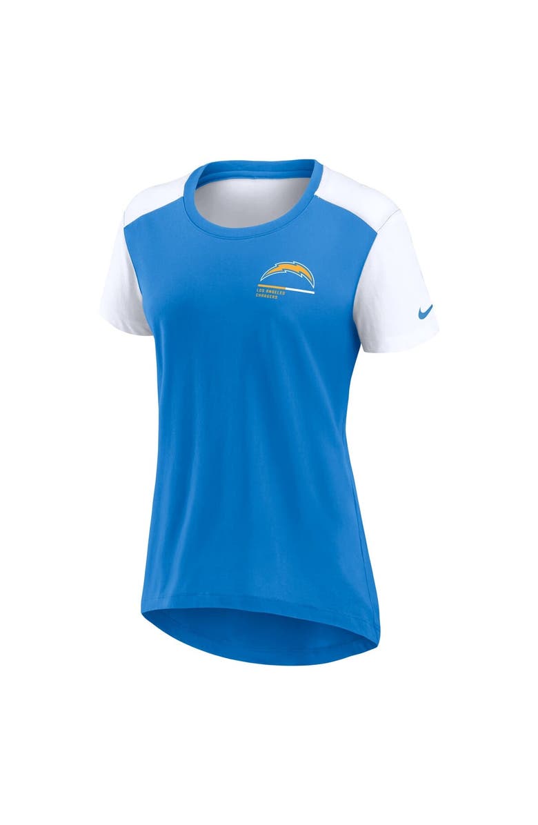 Nike Women's Nike  Powder Blue Los Angeles Chargers Performance Fashion T-Shirt, Alternate, color, Powder Blue
