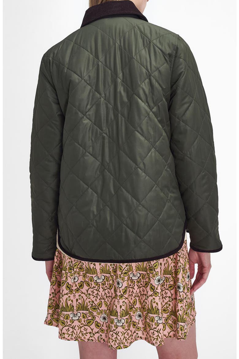 Isabella Quilted Jacket, Alternate, color, OLIVE/ EYEBRIGHT