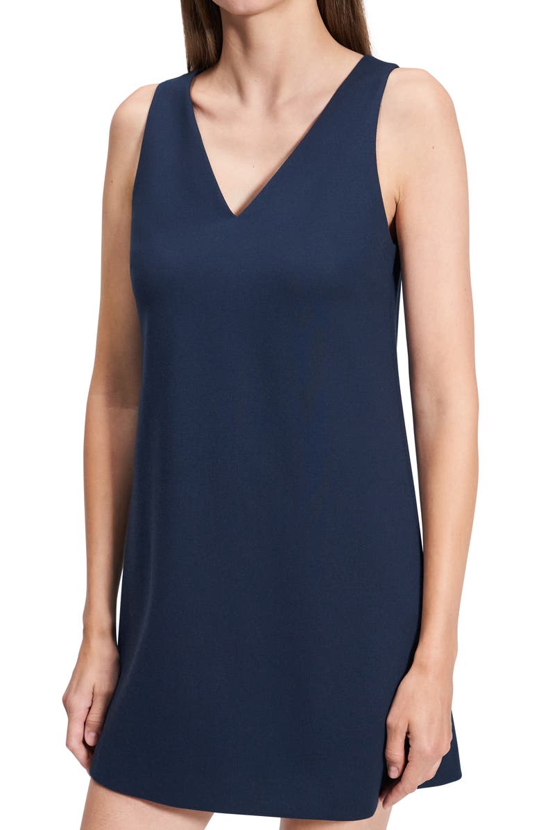 Theory Sleeveless A-Line Minidress, Alternate, color, Bright Navy
