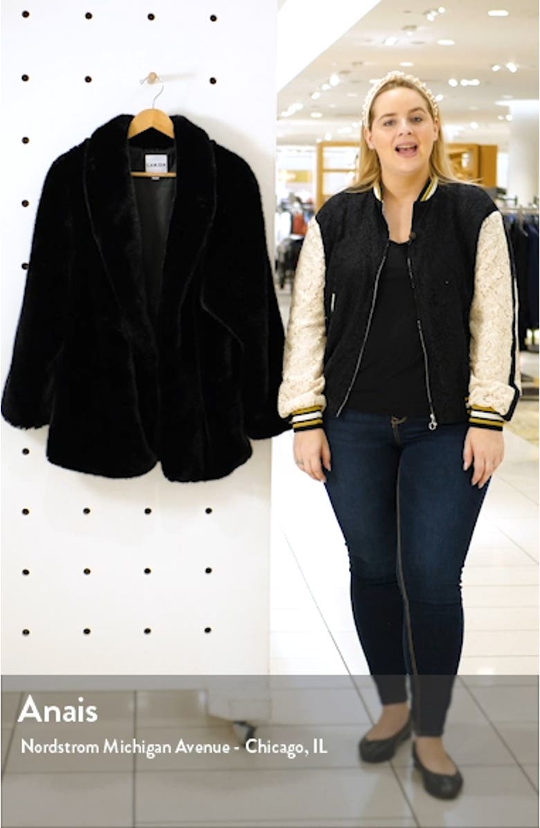 . Nya Oversize Faux Fur Jacket, sales video thumbnail