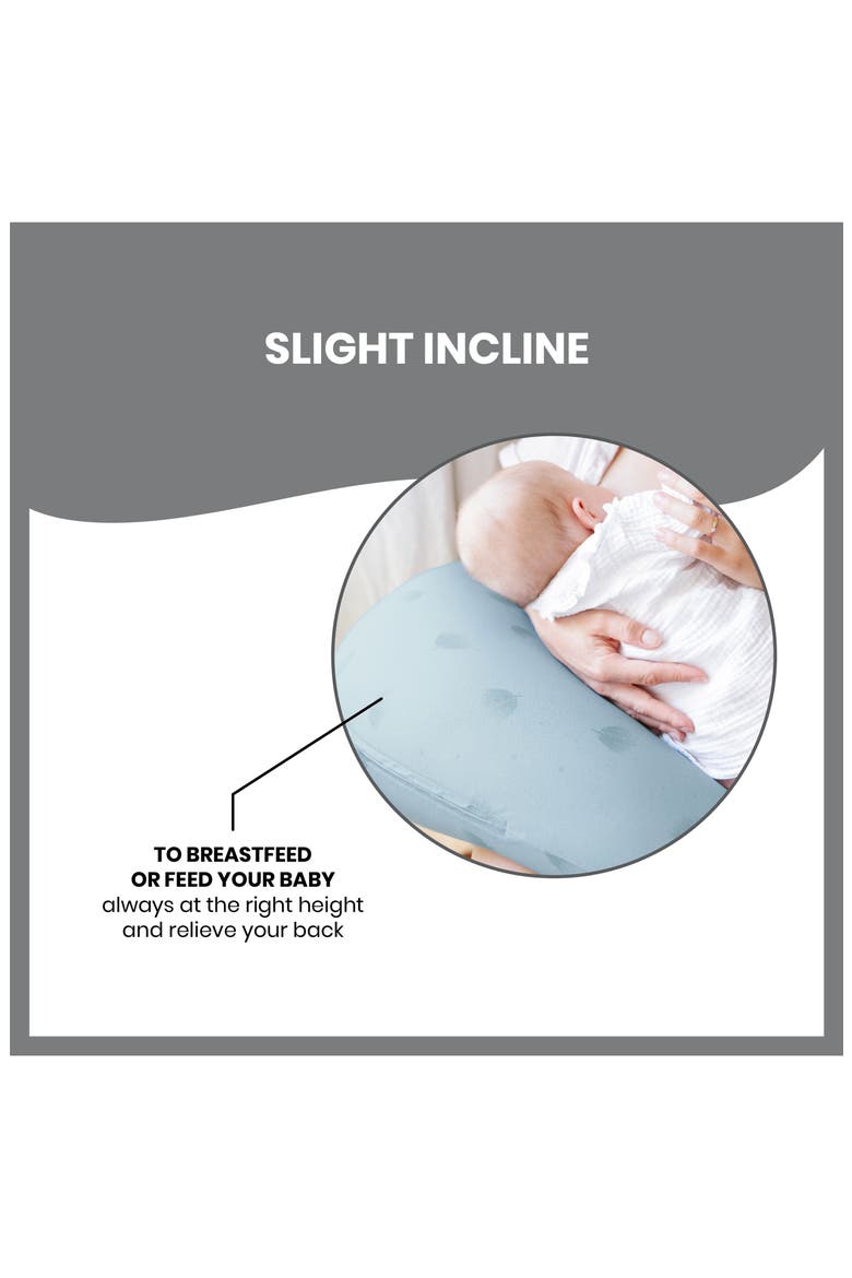 B.Love Full Body Support Maternity/Nursing Pillow, Alternate, color, WIND BLUE