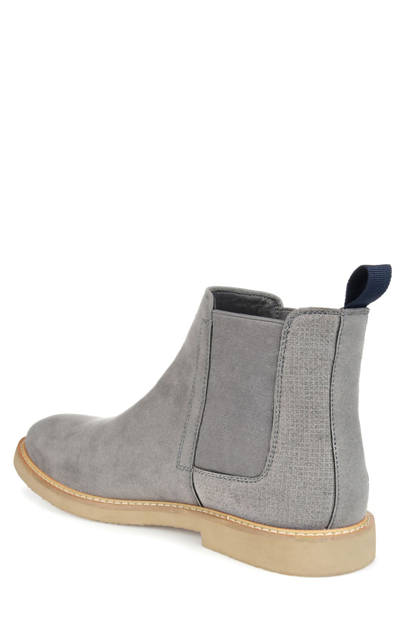 VANCE CO Marshon Vegan Suede Chelsea Boot, Alternate, color, Grey