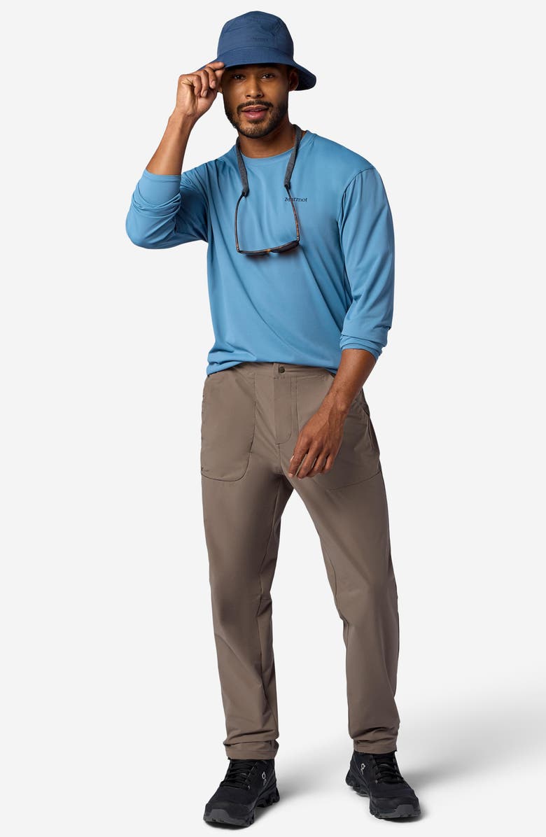 Marmot AirExchange SolarShield UPF Long Sleeve Crewneck T-Shirt, Alternate, color, Summer Storm