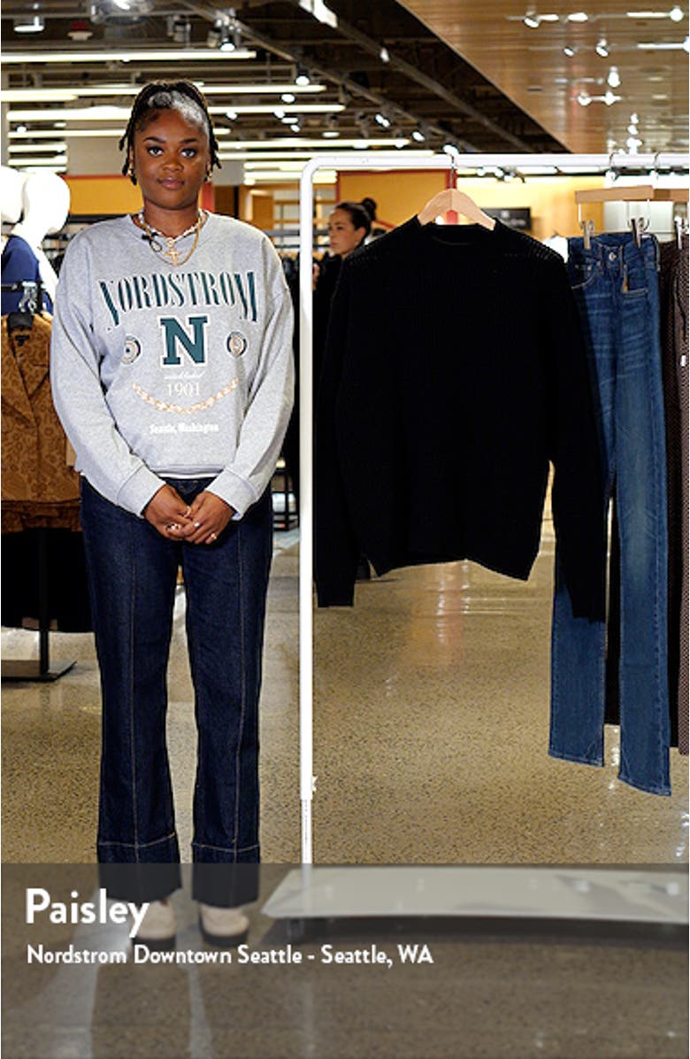 Chunky Cotton Crewneck Sweater