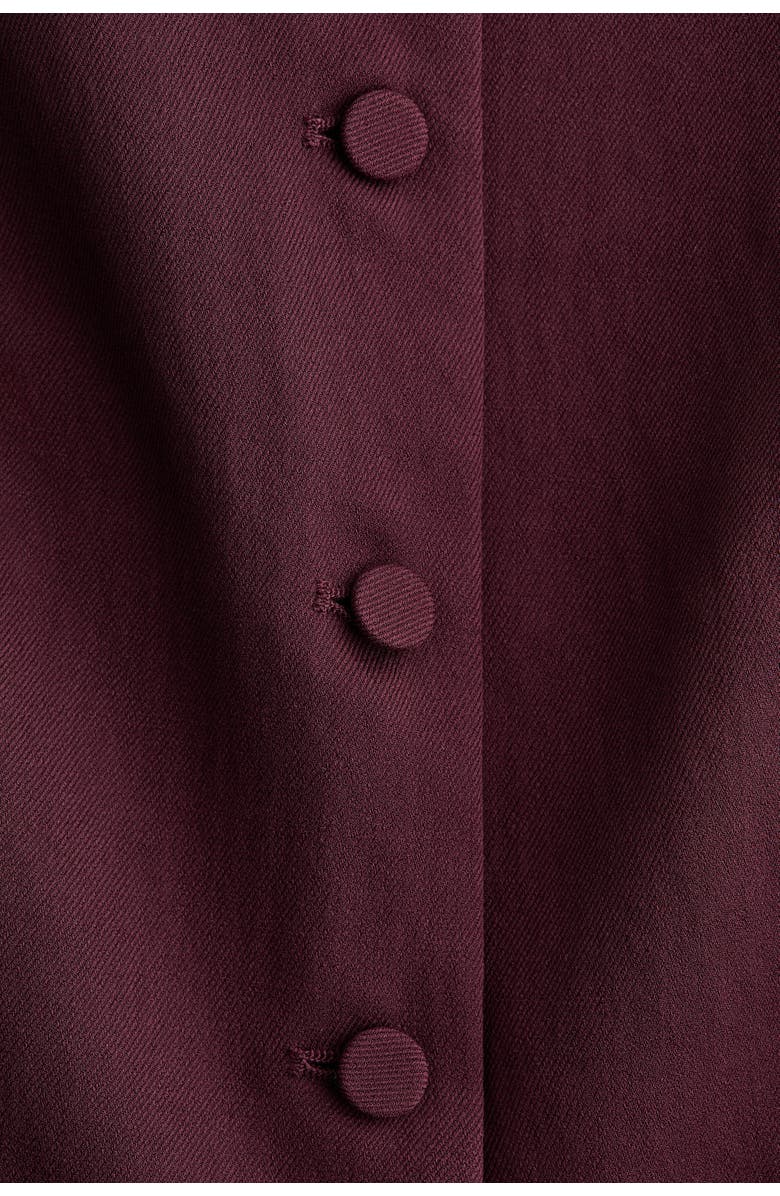 H&M Tailored Waistcoat, Alternate, color, Plum Purple