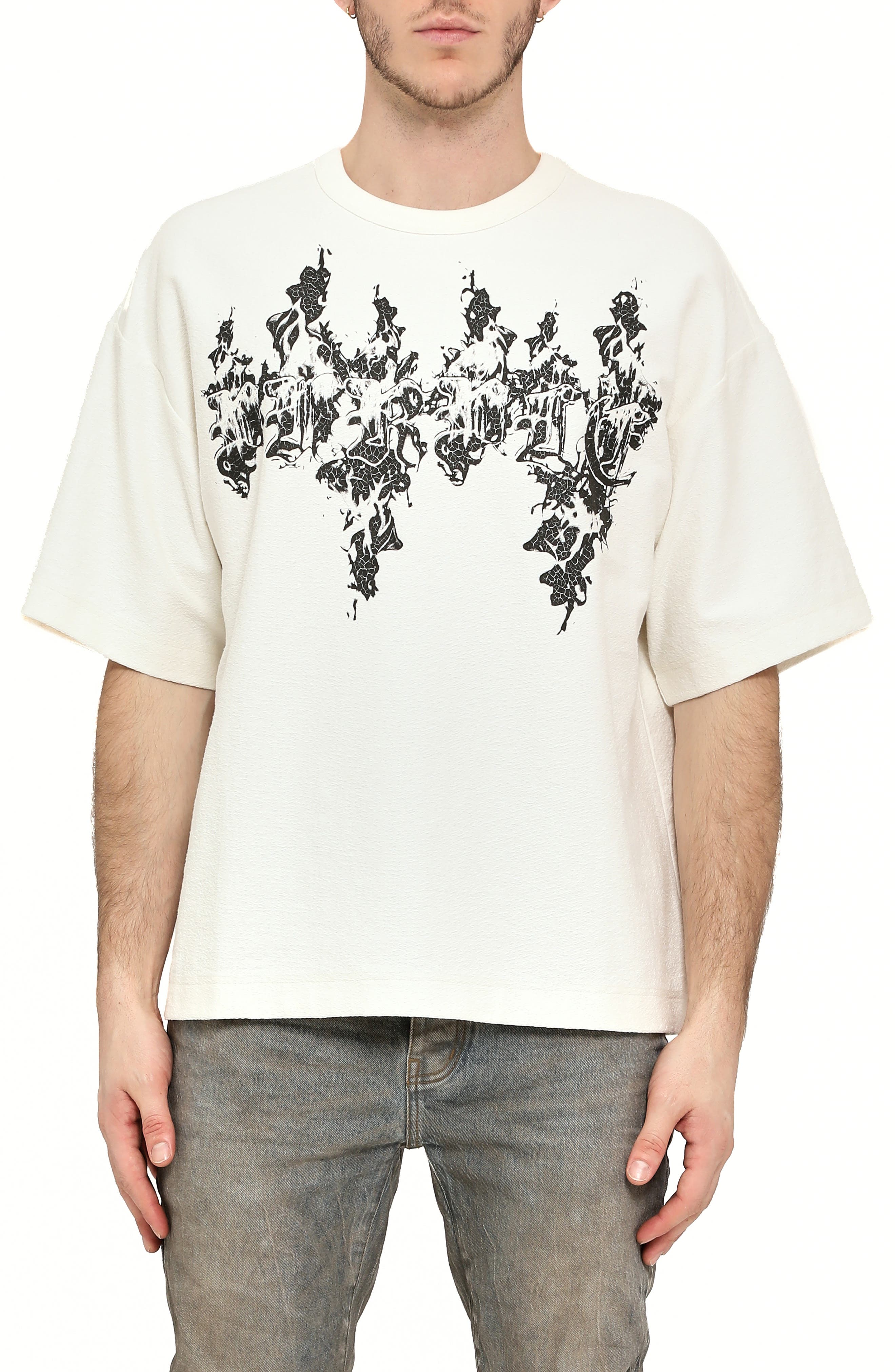 Textured Jersey Graphic T-Shirt