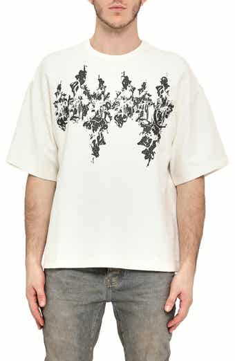 Textured Jersey Graphic T-Shirt
