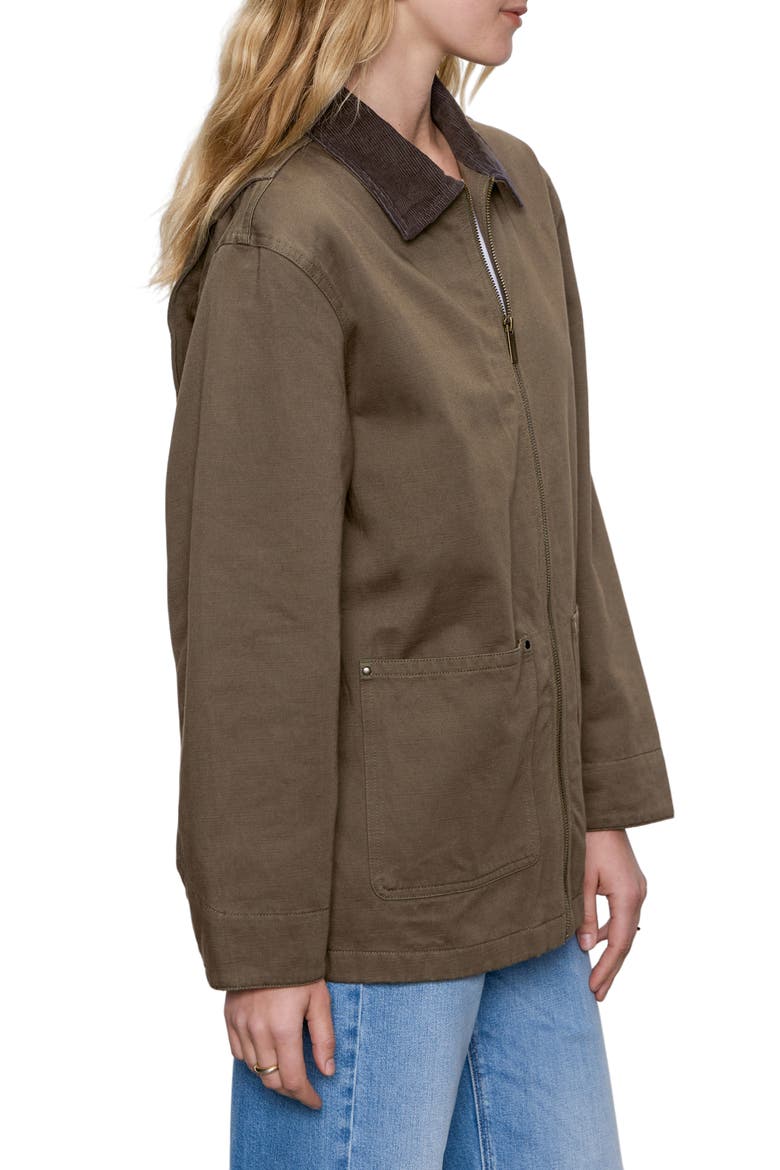 Barn Jacket, Alternate, color, BURNT OLIVE