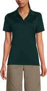 Lands' End School Uniform  Short Sleeve Feminine Fit Rapid Dry Polo Shirt