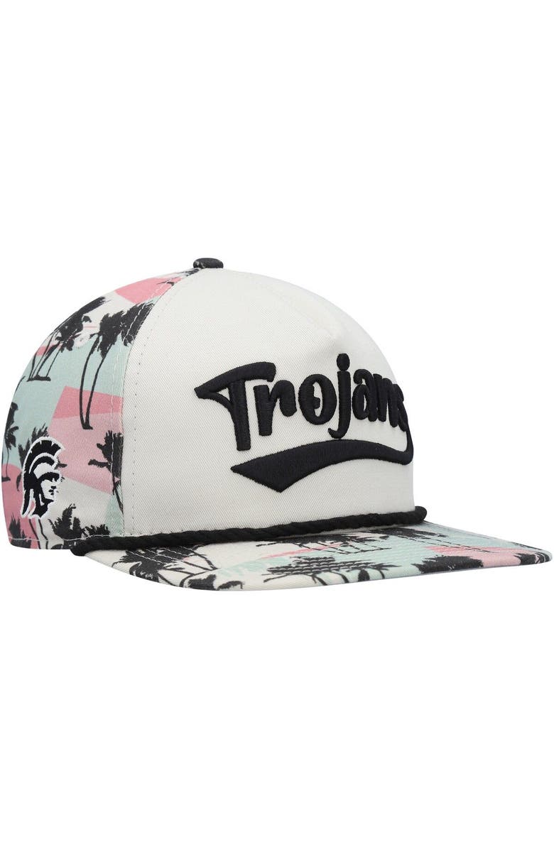 New Era Men's New Era Cream USC Trojans High Tide Golfer Snapback Hat, Main, color, Cream