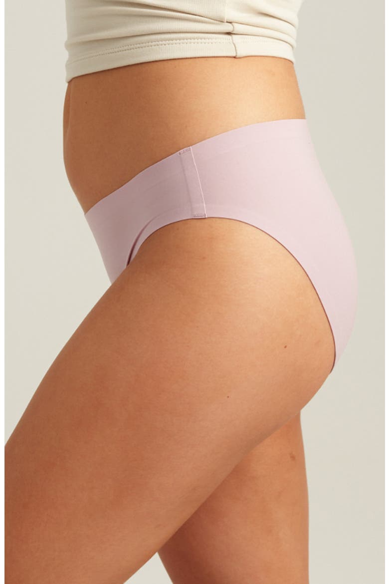 Period & Leakproof Regular Absorbency Seamless Bikini, Alternate, color, SUNSET MAUVE