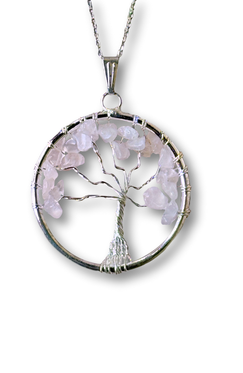 Humanist Beauty Tree Of Life Gemstone Necklace