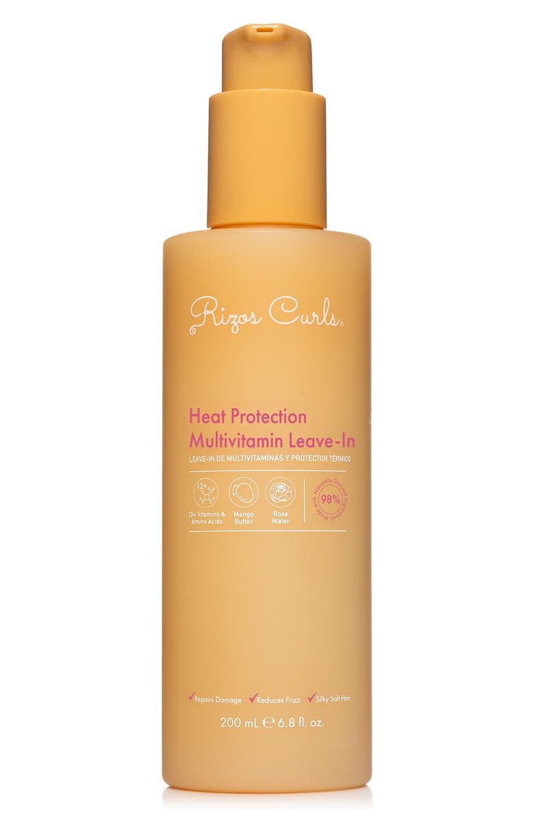 RIZOS CURLS Heat Protection Multivitamin Leave-In Conditioner, Main, color, 