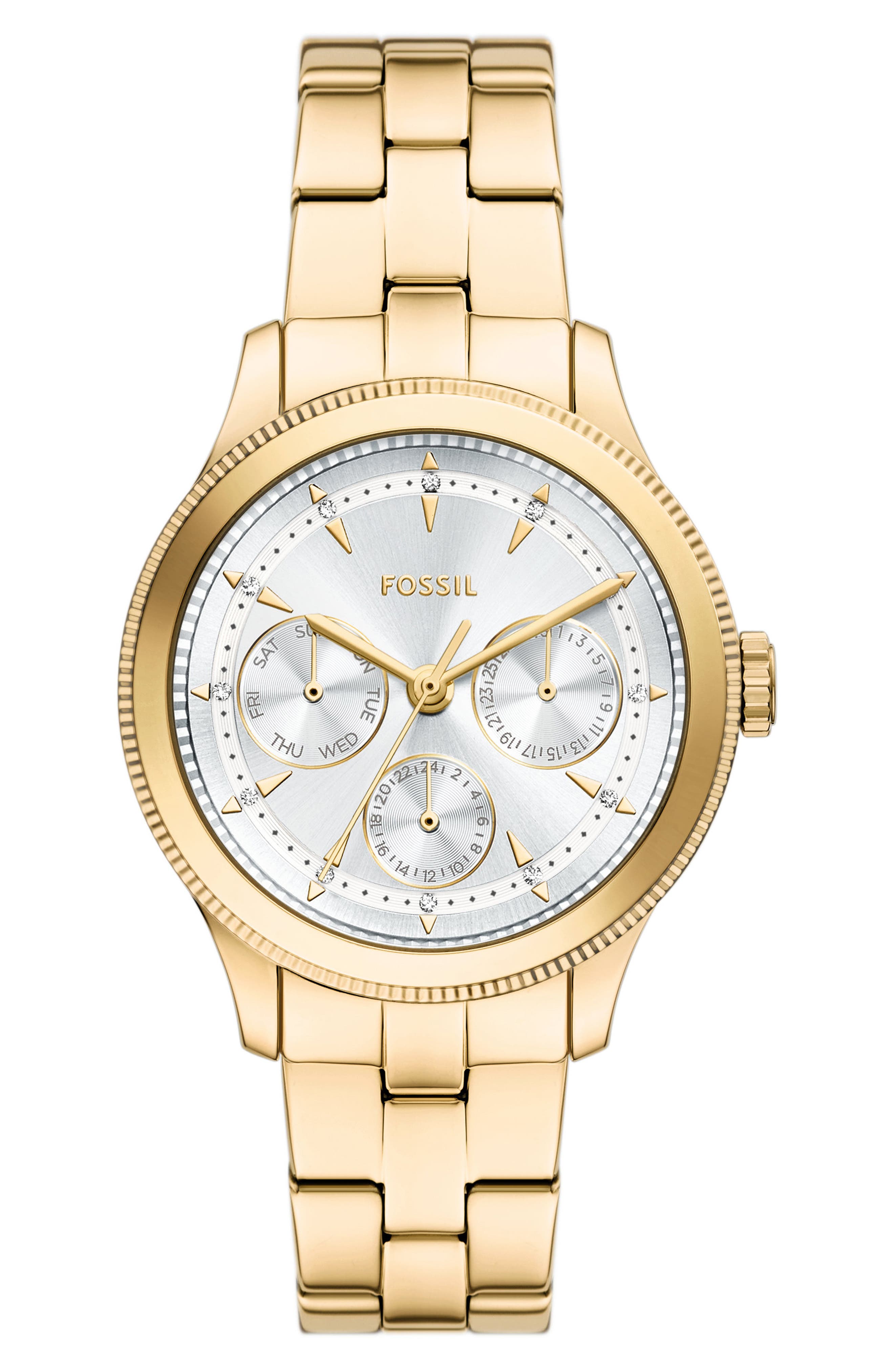 Fossil Brynn Bracelet Strap Multifunction Watch, 38mm