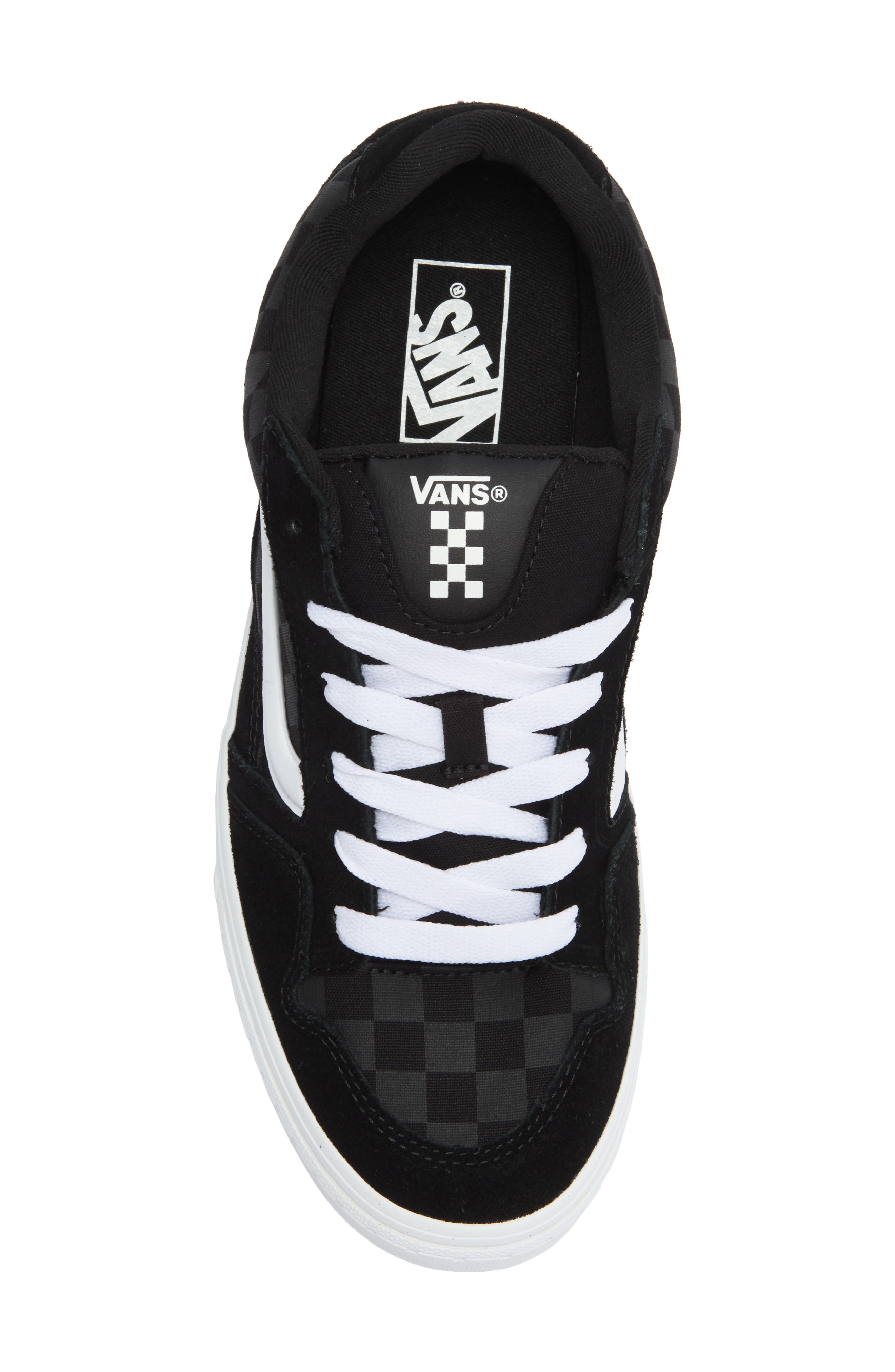 Vans Caldrone Sneaker, Alternate, color, Tonal Check Black