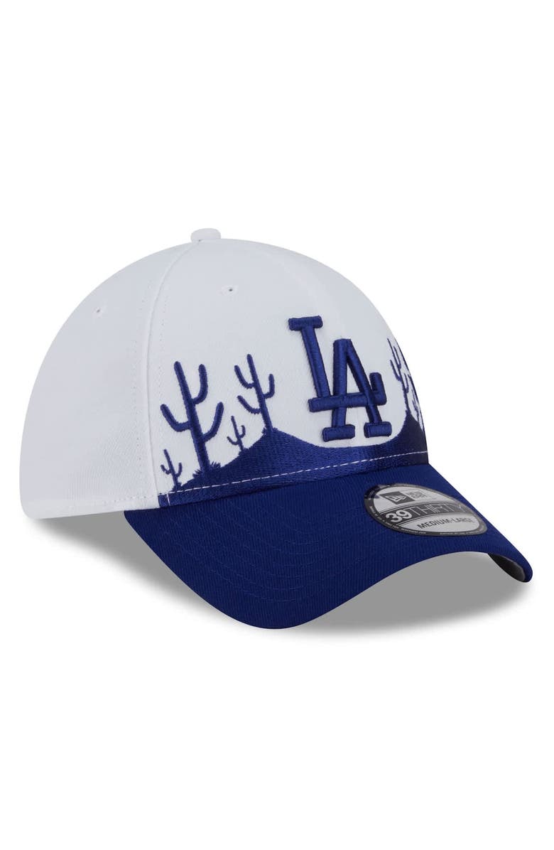 New Era Men's New Era  White/Royal Los Angeles Dodgers 2025 Spring Training Landscape 39THIRTY Flex Hat, Alternate, color, 