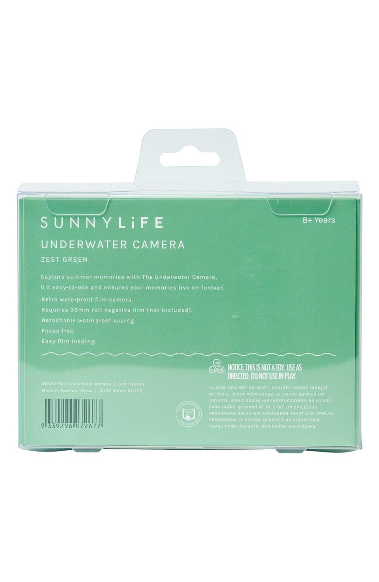 Sunnylife Waterproof Underwater Camera, Alternate, color, Green