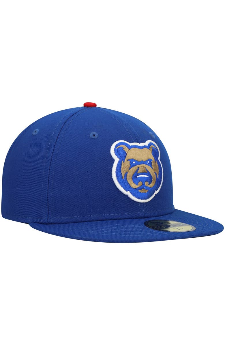 New Era Men's New Era Blue Iowa Cubs Authentic Collection Team Game 59FIFTY Fitted Hat, Alternate, color, 