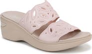 LifeStride Delight Platform Wedge Slide Sandal