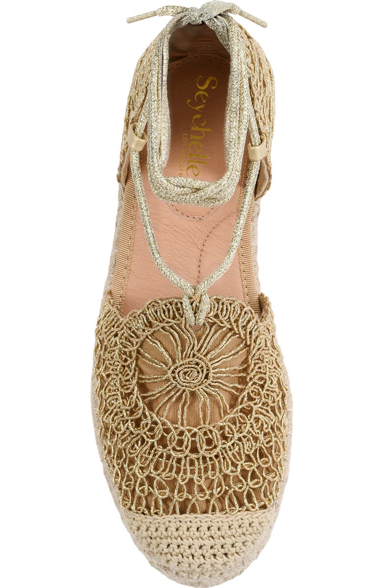 Seychelles Serendipity Espadrille Sandal, Alternate, color, Gold