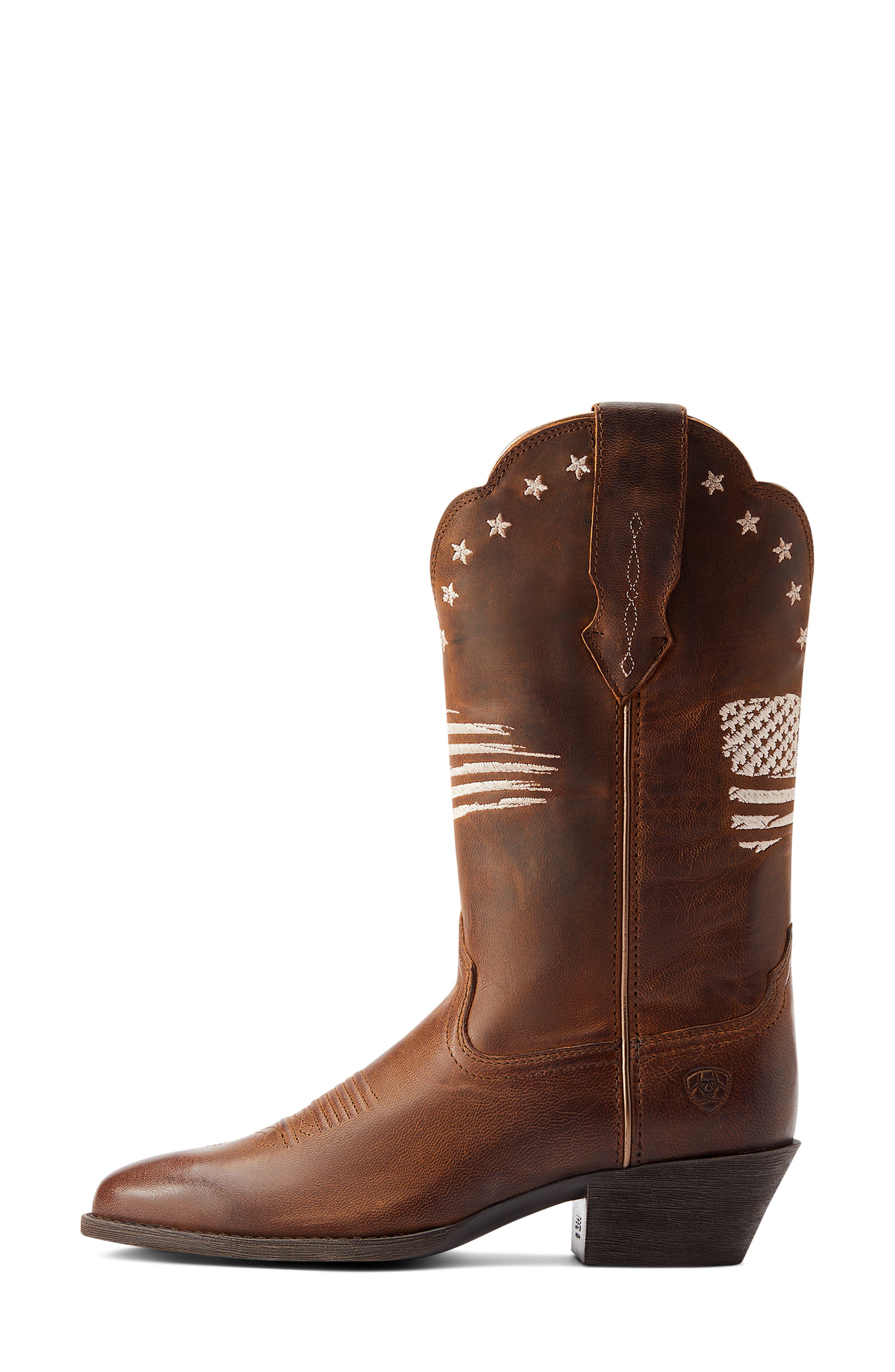 Ariat Heritage R-Toe Liberty Stretch Western Boot, Alternate, color, 