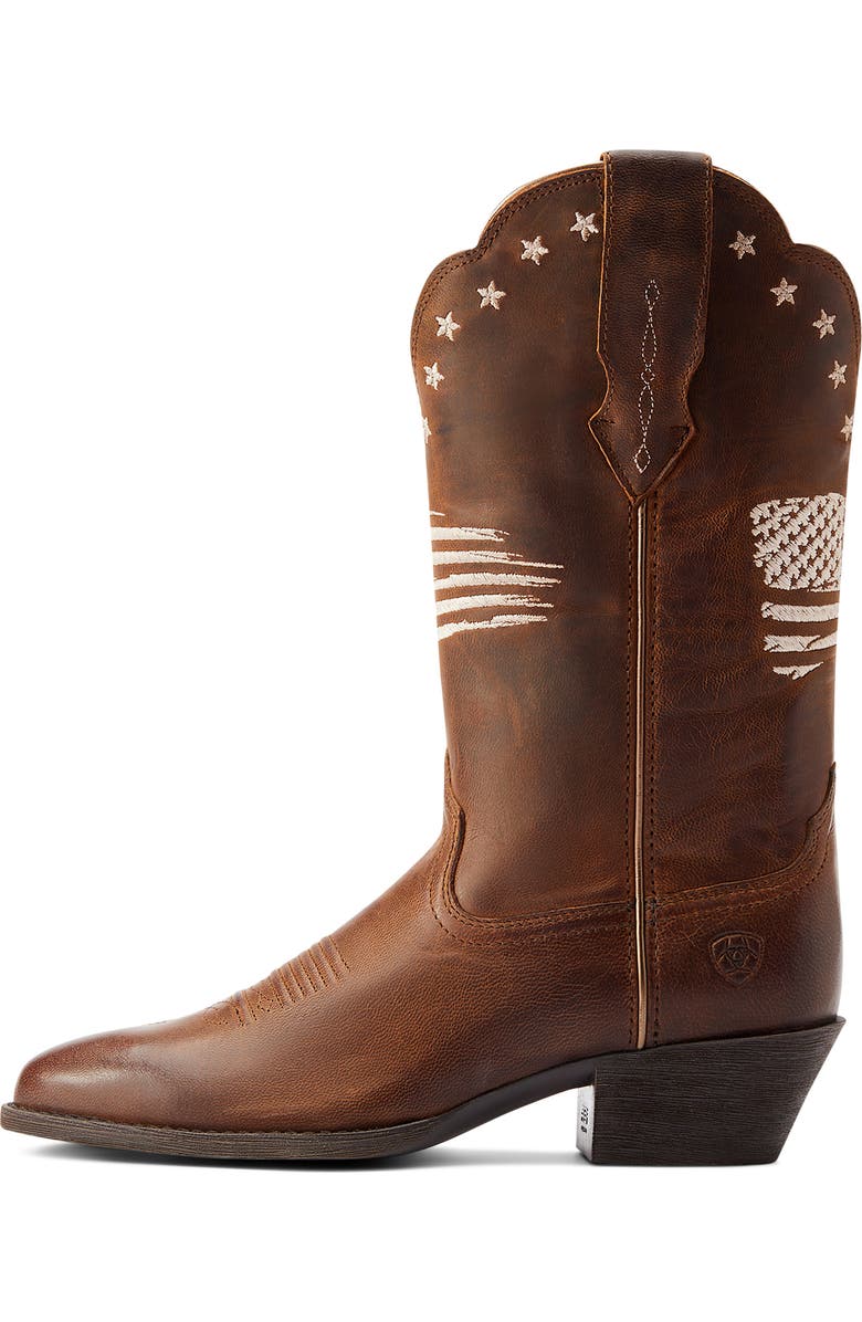 Ariat Heritage R-Toe Liberty Stretch Western Boot, Alternate, color,