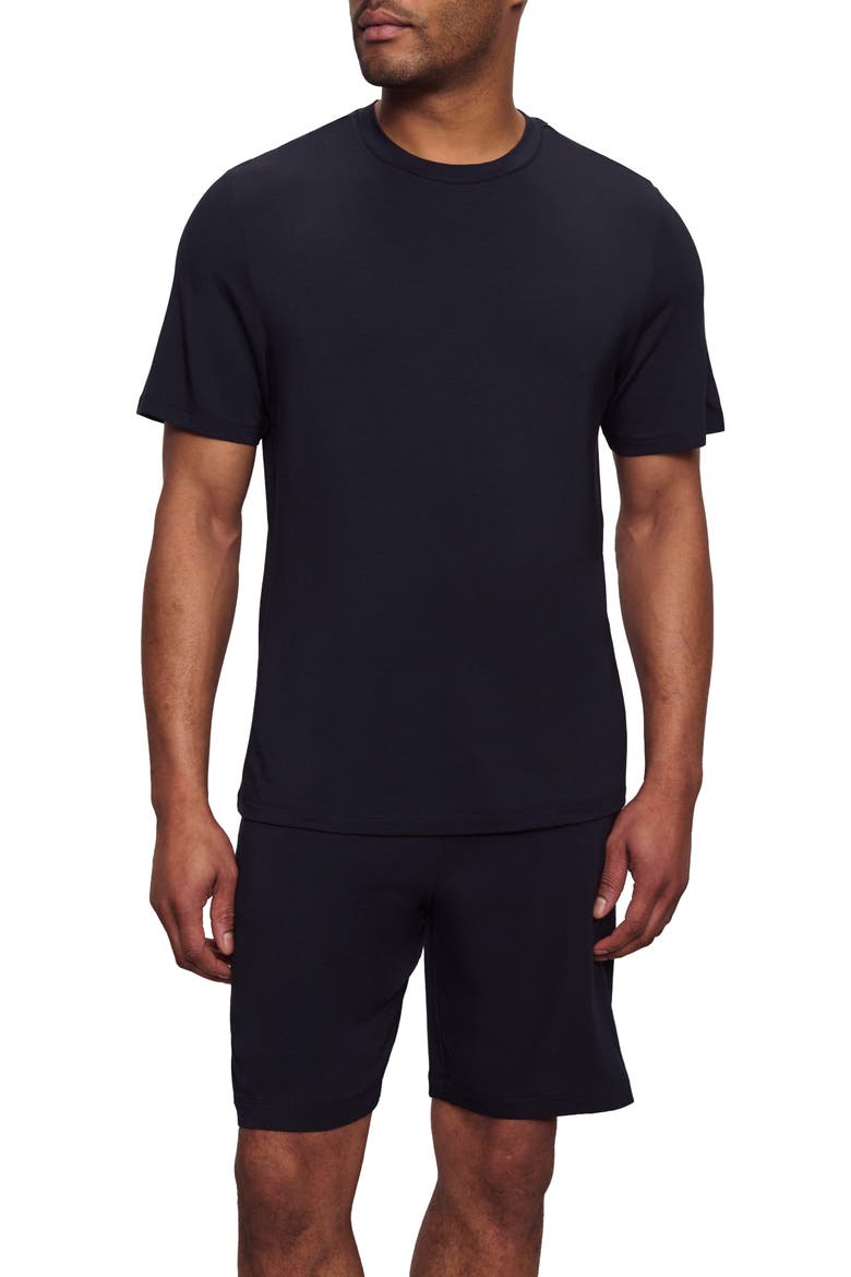 Henry Stretch Tencel® Modal Short Pajamas, Main, color, BLACK
