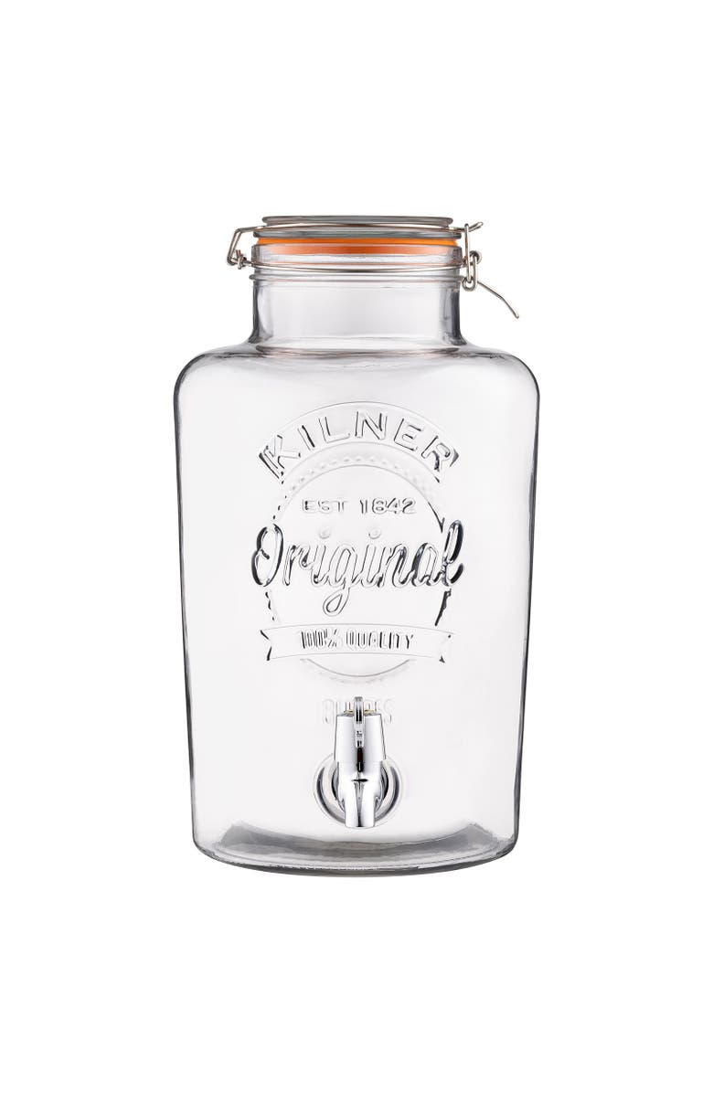 Kilner 2.1 Gallon Drink Dispenser, Main, color, Clear