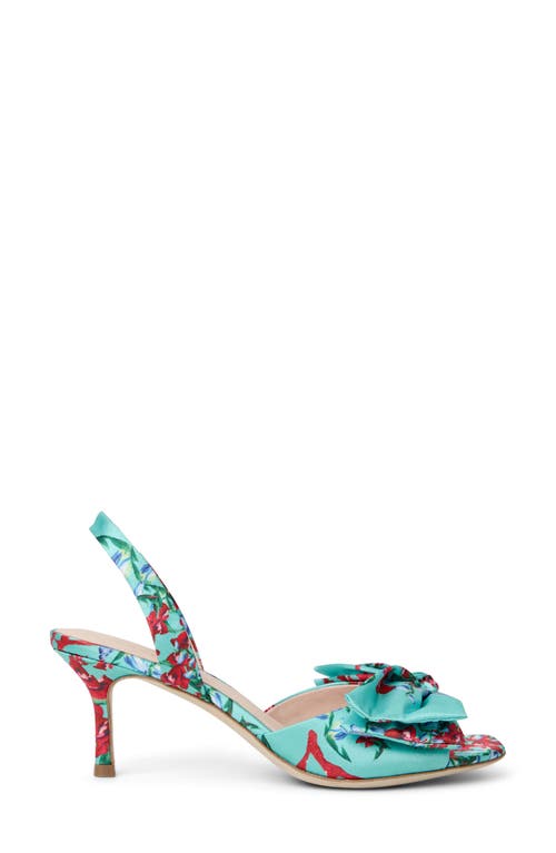 Shop Jack Rogers Eloise Slingback Sandal In Aquamarine Multi