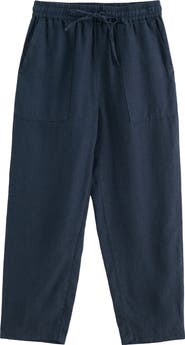 Seasalt Cornwall Sholl Drawstring Tapered LinenTwill Pants