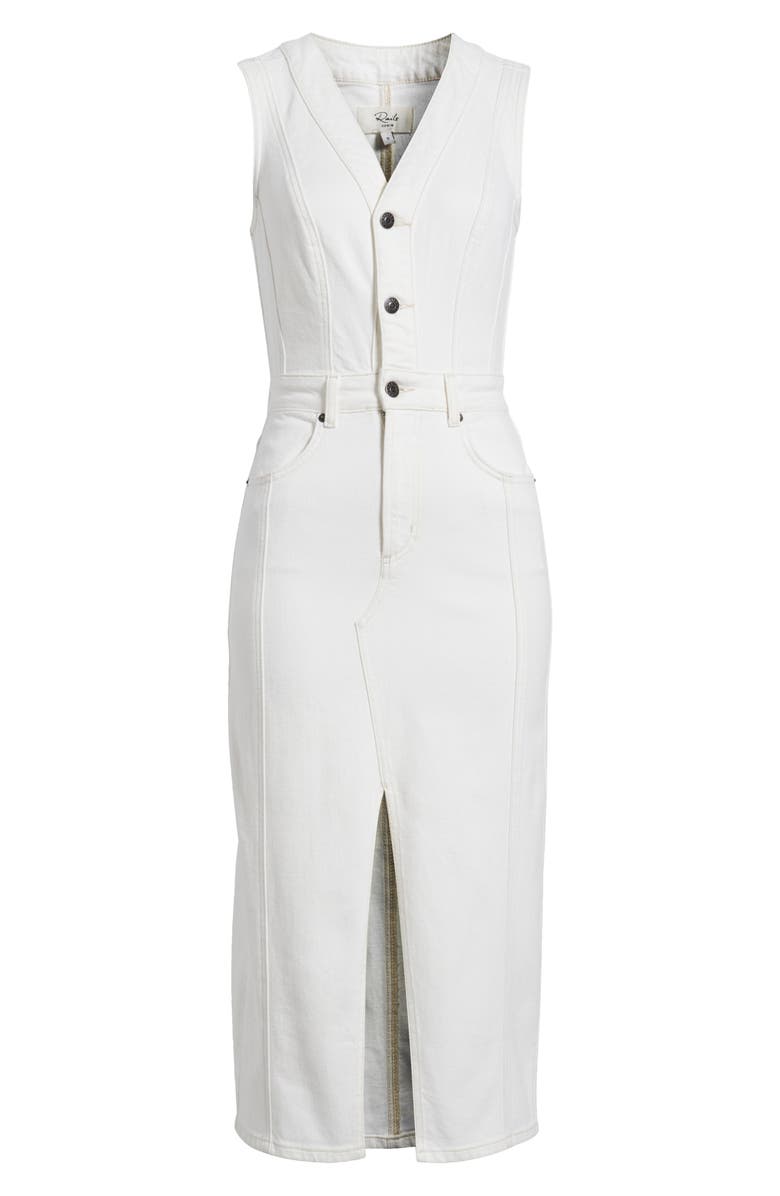 Rails Westwood Sleeveless Denim Dress, Alternate, color, Vintage Ecru