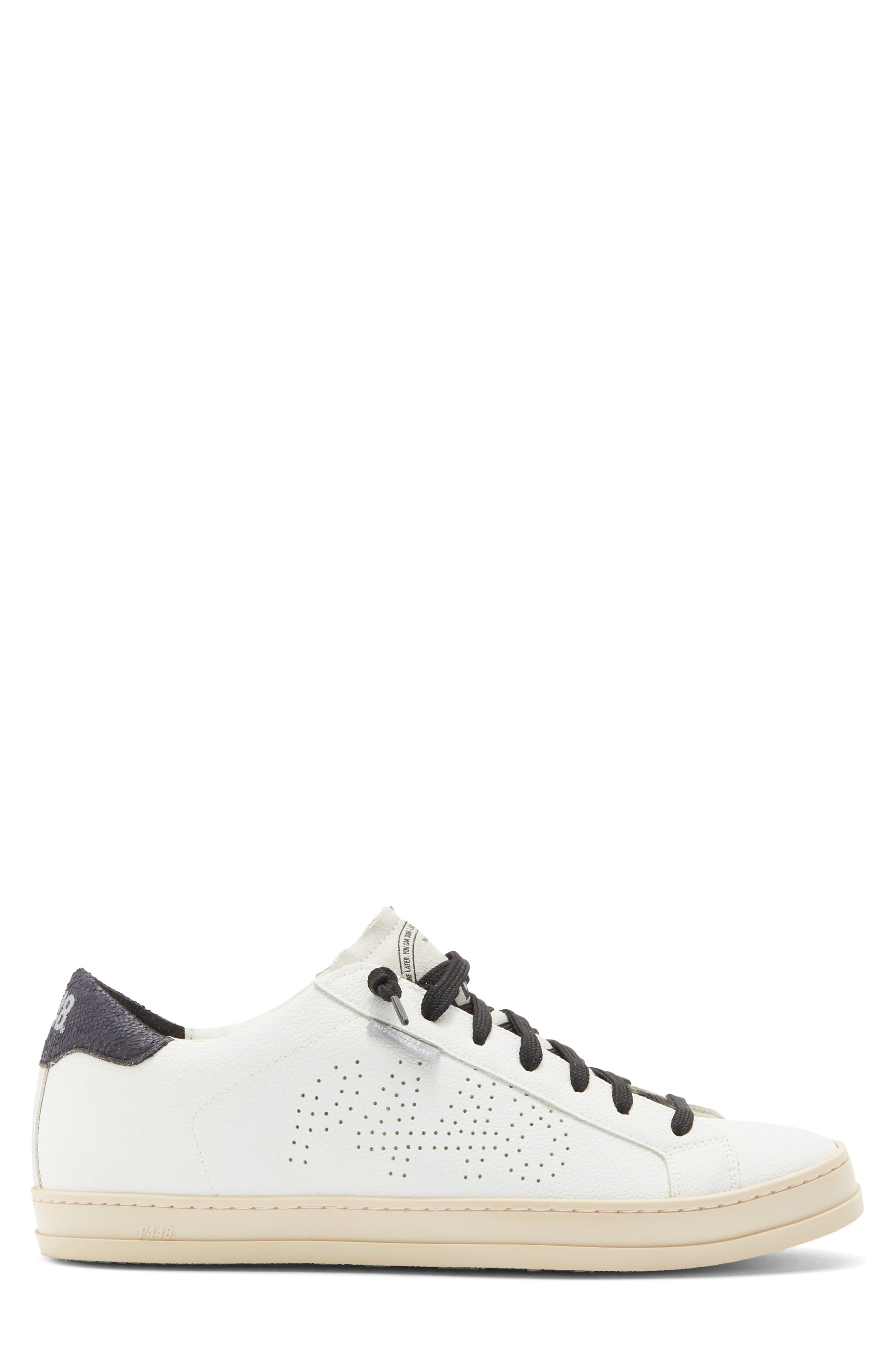 John Sneaker, Alternate, color, WHITE-BLACK