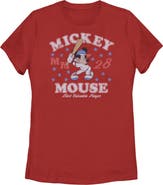 Mickey & Friends Women's Mickey & Friends Most Valuable Baseball Player Graphic T-Shirt