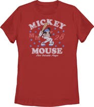 Mickey & Friends Women's Mickey & Friends Most Valuable Baseball Player Graphic T-Shirt