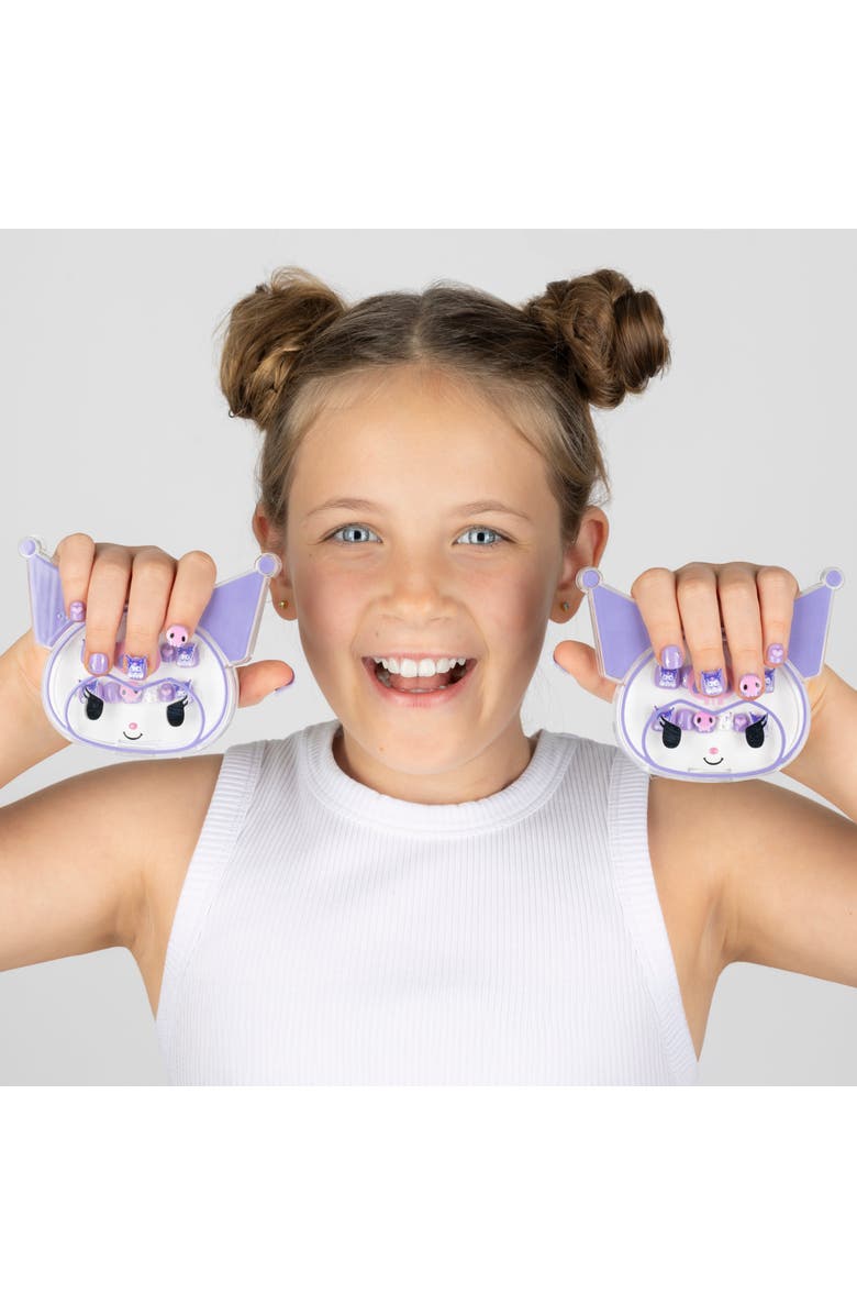 3H Nails Kuromi Kids Luxury Handmade Press-On Nails - 24-Piece Kit, Alternate, color, Kuromi