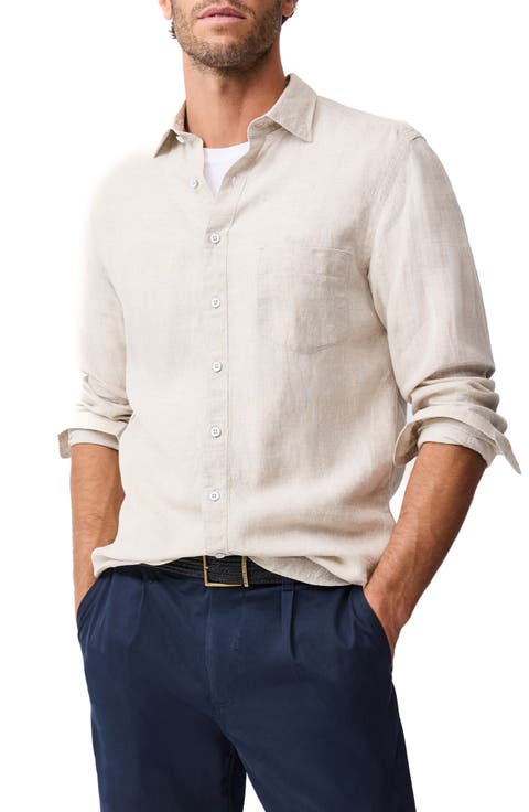 Coromandel Button-Up Linen Shirt