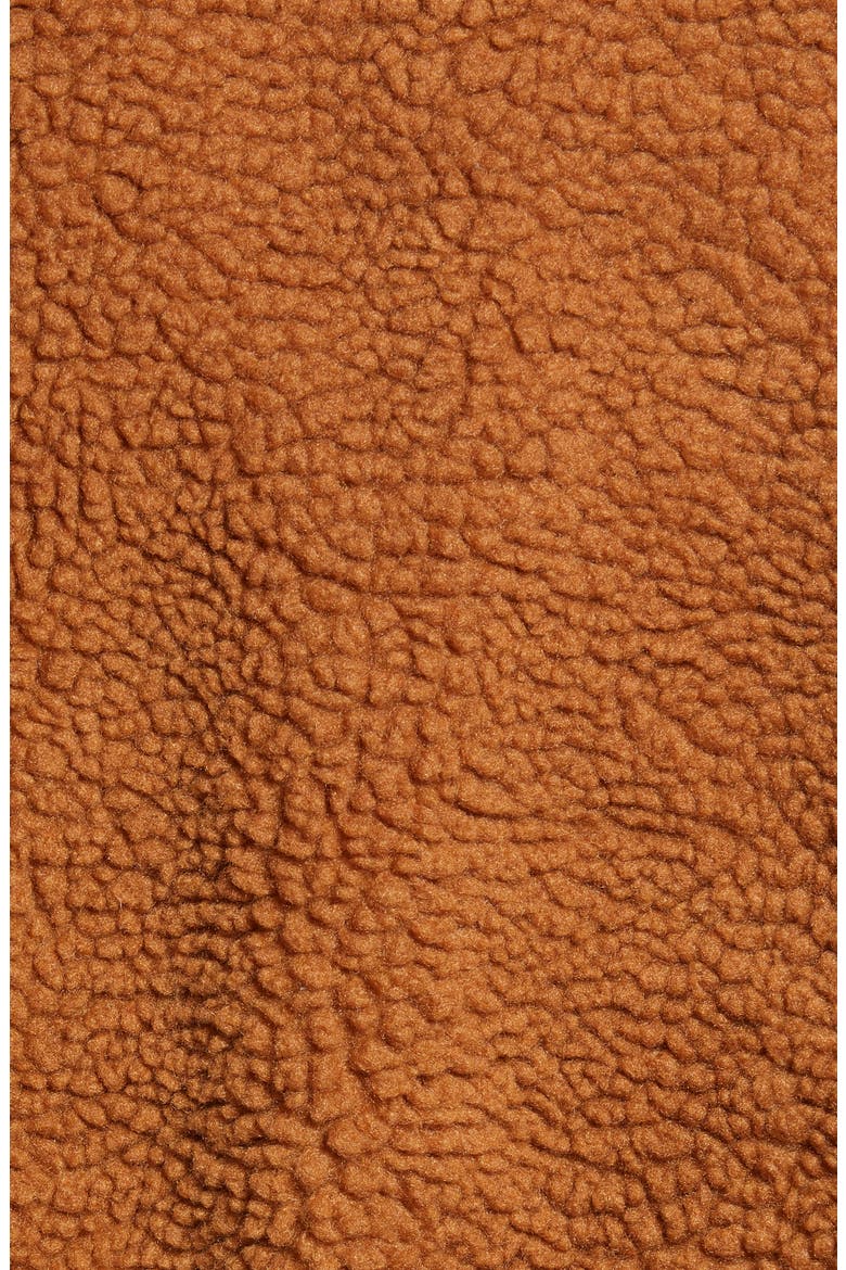 Faux Fur Bomber Jacket, Alternate, color, CARAMEL