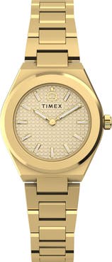 Timex® Q Timex® Continental Mini 24mm Stainless Steel Bracelet Watch