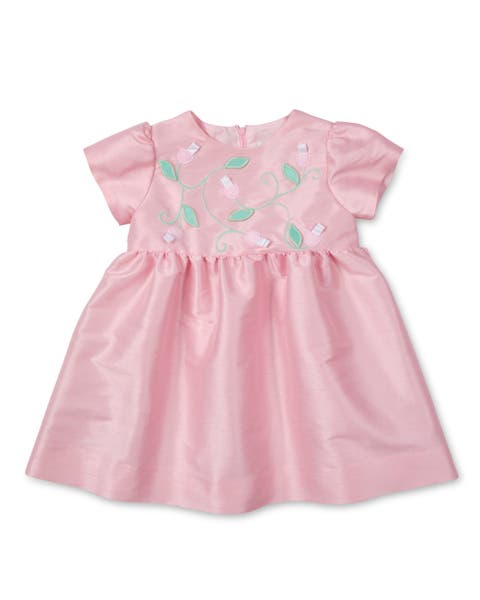 Dupioni Dress With Flower Vines (Toddler, Little Kid)