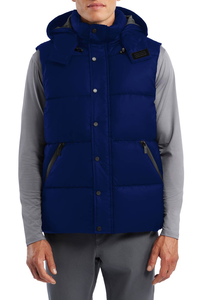 Chiswell Water Repellent Quilted Puffer Vest, Main, color, OCEANO
