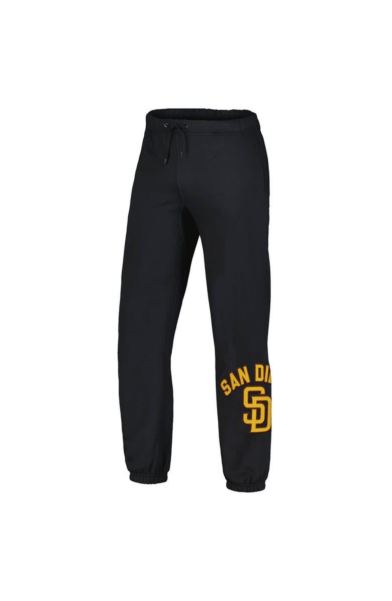 PLEASURES Men's PLEASURES Black San Diego Padres Opening Day Sweatpants, Alternate, color, Black