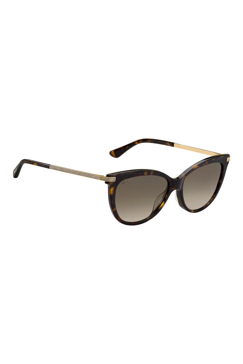 Axel 56mm Cat Eye Sunglasses, Alternate, color, HAVANA
